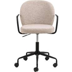 Hjul Kontorsstolar Actona Patricia Beige Kontorsstol 93.5cm