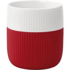 Royal Copenhagen Fluted Contrast Crimson Krus 35cl