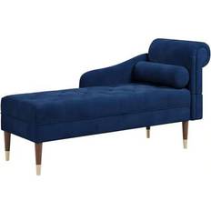 Shein Velvet Chaise Longue Indoor Lounge Sofa