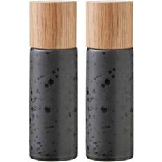 Bitz Gastro - Matt Black Peberkværn, Saltkværn 2stk 17cm