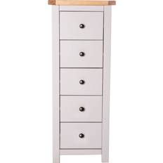 Cabinet Bits Argenta Light Grey/Brass Chest of Drawer 45x115cm