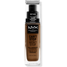 NYX Can't Stop Won't Stop Full Coverage Foundation #18 Deep Sable