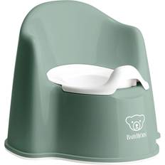 BabyBjörn Potty Chair Deep Green/White