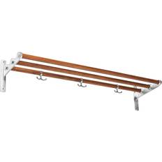 Essem Design Nostalgia Aluminum/Walnut Hat Shelf 100x18.8cm