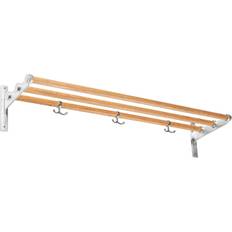 Essem Design Nostalgia Aluminum/Oak Hat Shelf 100x18.8cm