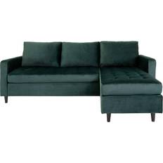 House Nordic Firenze Green/Black Sofa 219cm 3 personers