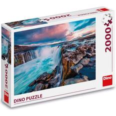 Dino Selfoss Waterfall Pussel 2000 Bitar