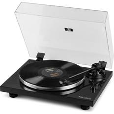 Audizio Toledo Premium HiFi Skivspelare Bluetooth Svart