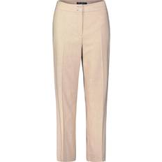 Betty Barclay Bukser & Shorts Betty Barclay Uld Højtaljede Forretningsbukser Uld - Beige
