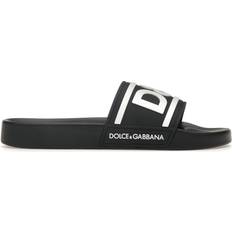 Dolce & Gabbana スライドサンダルマヨリカプリントDGメタルロゴ Men's Sandals and Slides | Dolce&Gabbana