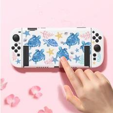 Gaming Accessories Shein Ocean Element Turtle Starfish Pattern Storage Bag