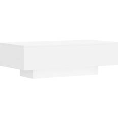 vidaXL Engineered White Soffbord 100x49.5cm