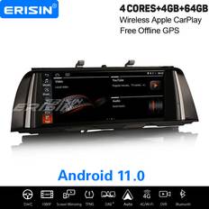 Boat- & Car Stereos Erisin 10.25 IPS 8-Core Android 12 DAB+ Car Stereo