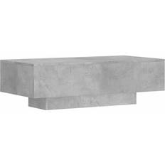 Grey Coffee Tables vidaXL Engineered Concrete Grey Coffee Table 100x49.5cm