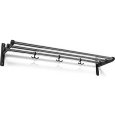 Hatthylla skohylla Essem Design Nostalgia Black/Chrome Hatthylla 100x18.8cm