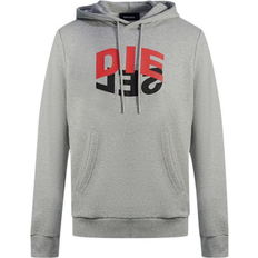 Diesel Bicolour Logo Hoodie - Grey