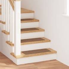 Yellow Stair Carpets Berkfield Home Stair Mats Latex Backing 25x60 cm Medium Yellow