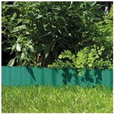 Lawn Edging on sale Living and Home No-Dig L-Shaped Garden Edging 30 Ground Pegs Green