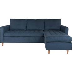 House Nordic Firenze Blue/Black Soffa 219cm 3-sits