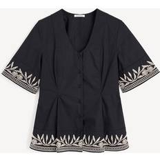 Ekologiska - Svarta Blusar By Malene Birger Merlina Blus - Black
