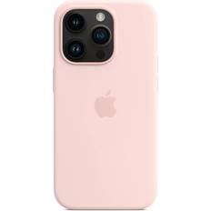 Apple Silicone Case with MagSafe for iPhone 14 Pro Chalk Pink