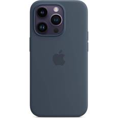 Apple Silicone Case with MagSafe for iPhone 14 Pro Storm Blue