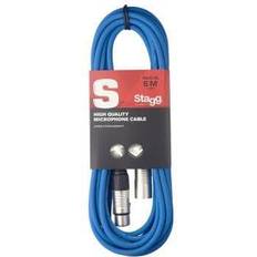 Stagg SMC6 XLR - XLR M-F Blue 6m