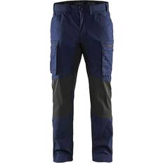 No EN-Certification Work Pants Blåkläder 14591845 Service Trousers - Navy Blue/Black