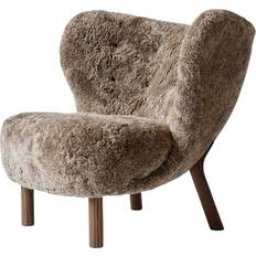 &Tradition Stolar &Tradition Little Petra VB1 Sahara/ Walnut Loungestol 75cm