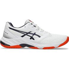 Men Volleyball Shoes Asics Netburner Ballistic FF 3in - White/Indigo