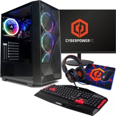 Monitor Desktop Computers CyberPower Eurus Gaming Pc Bundle