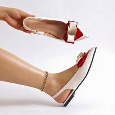 Shein Minimalist Fashion Pointed-Toe Flat Shoes - Casual
