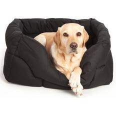 Archie & Oscar Decimus Polyester Pet Bed Jumbo Black