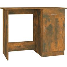 vidaXL Engineered Wood Smoked oak Skrivbord 50x100cm
