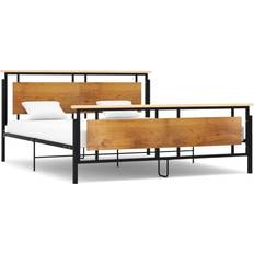 180 cm - Eg Sengerammer vidaXL Metal Black Sengeramme 180x200cm