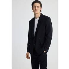 H&M Herr Kavajer H&M Dubbelknäppt Kavaj Relaxed Fit - Marinblå