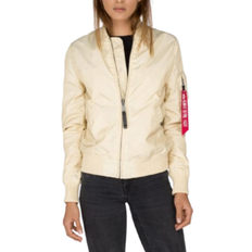 Beige - Bomber Jackets Alpha Industries Women's bomber MA-1 TT Jacket - Caramel