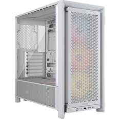 Corsair Micro-ATX - Midi Tower (ATX) Datorchassin Corsair FRAME 4000D RS ARGB Modular TG White