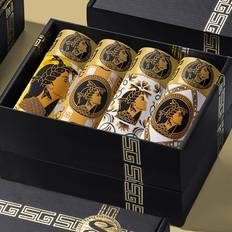 Florals - Men Underwear Temu Gdecc Men's Boxer Briefs - Golden White