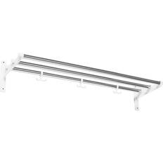 Hat Shelves Essem Design Nostalgia White/Chrome Hat Shelf 100x18.8cm