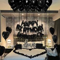 Black Balloons Shein 526pcs Black Birthday Balloon Set