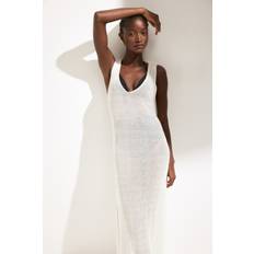 Hvid Saronger & Coverups H&M Loose-Knit Beach Dress - Hvid