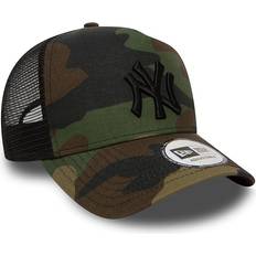 Herr - Kamouflage Accessoarer New Era York Yankees Clean Trucker Cap - Wood Camo