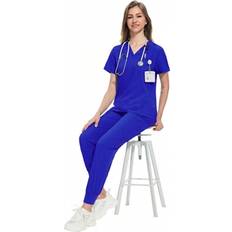 Work Clothing Sets on sale Shein Beauty SPA Uniform Pet Clinic Store Set - Soft Hospital
