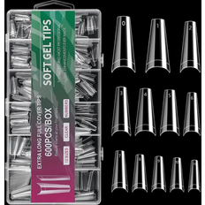 Shein Half Cover Coffin Nail Tips Acrylic - DIY
