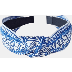 Blue - Women Headbands Temu Single Piece Bohemian Chic Blue Pattern Breathable Headband - Blue