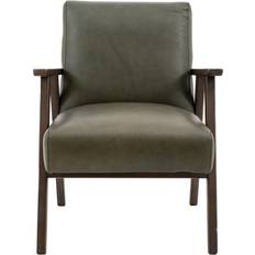 Leathers Armchairs Gallery Direct Neyland Heritage Green Armchair 82cm