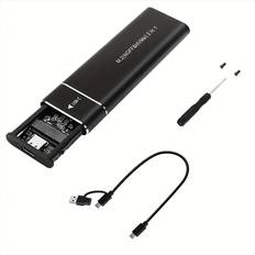 Temu Dual Sata Nvme Hard Drive Enclosure