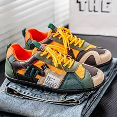 Trainers Temu Trendy Multicolor Skate Sneakers - Breathable