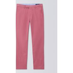 Ralph Lauren Trousers Ralph Lauren Slim Fit Twill Trousers Canvas Pink